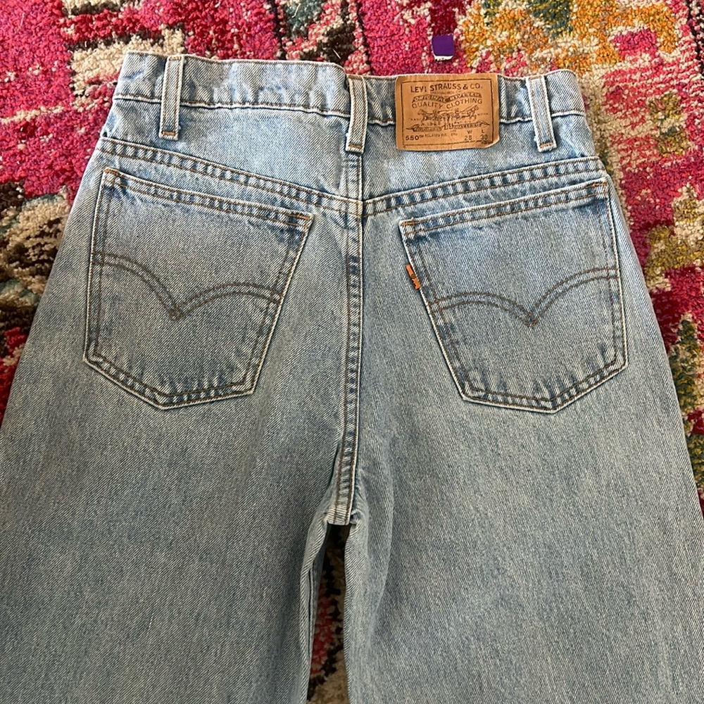 SOLD Vintage Orange Tab Levi’s. They don’t fit me anymore and i want to cry :/